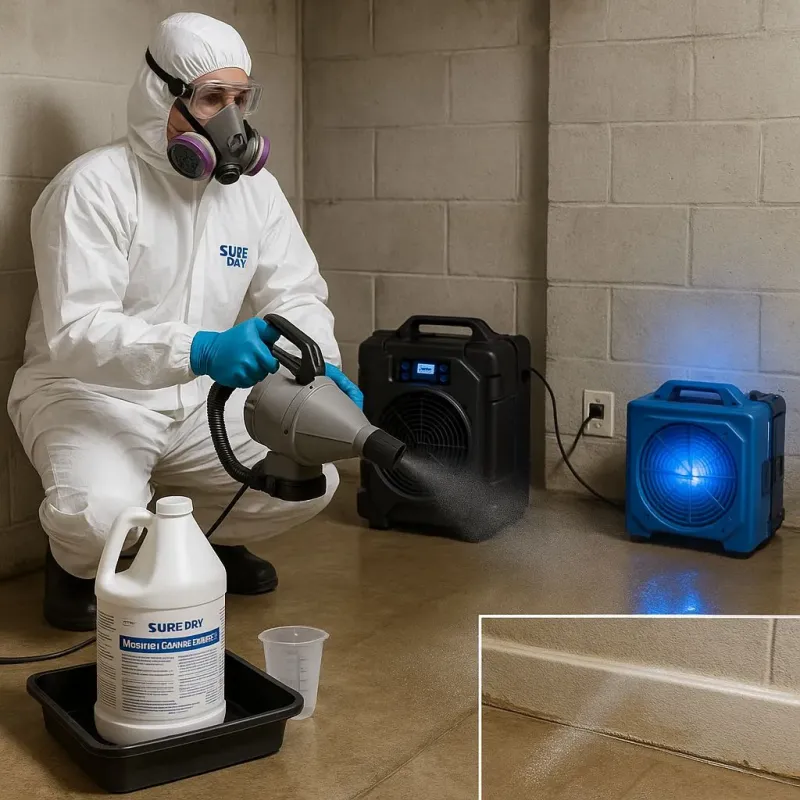 Sanitization and Odor Removal process in Zion, PA