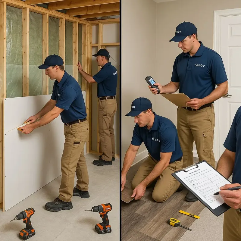 Repairs and Reconstruction process in Zion, PA